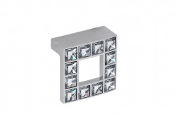 Buton mobila WPO550.032.KR02 crom lucios cristale Swarovski Giusti