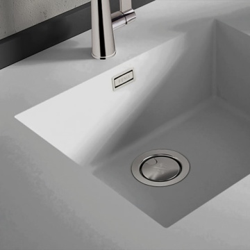 Chiuveta Fenix 0725 Grigio Efeso, dimensiune 500x400mm, sub blat