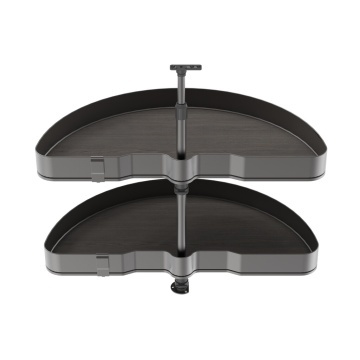 Cos rotativ 1/2 semiluna Easy Handling pentru corp de colt, gri antracit - Img 3