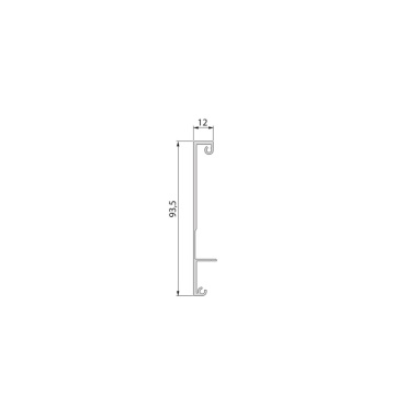 Front interior sertar EV aluminiu, 1.1m, gri antracit - Img 2