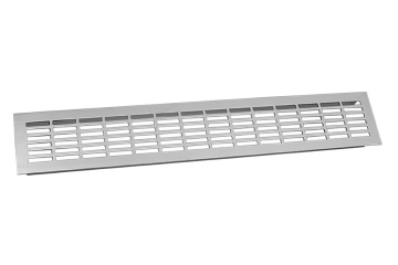 Grila ventilatie aluminiu 480x80mm, finisaj gri