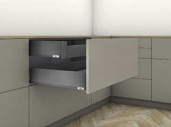 MERIVOBOX - Laterala K sertar 300mm gri 470K3002S set Blum