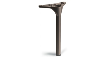 Picior mobila 202, H120mm si H200mm, finisaj bronz