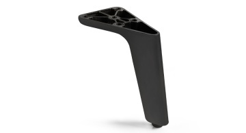 Picior mobila 230, H100mm si H150mm, finisaj negru mat