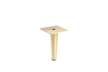 Picior mobila / canapea SPIRE, H130, finisaj auriu