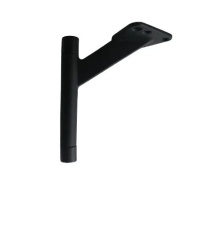Picior mobila Slide Single H140, H155 mm negru mat