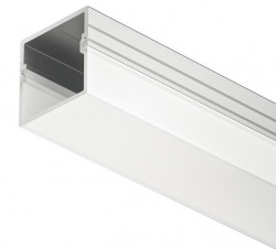 Profil aluminiu LED aplicat 18x18mm 2.5m 833.74.813 Hafele