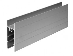Profil orizontal inferior aluminiu 3m sistem usi glisante Blue18 Sevroll