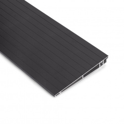 Suport polita aluminiu, finisaj negru, sistem modular dressing Zero