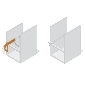Sablon Minifix pentru montare sine de corp 65.3300 Blum