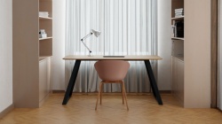 Structura birou HA Side finisaj negru mat sistem Hide