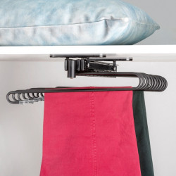Suport 11 pantaloni extractibil negru accesorii dressing Hook