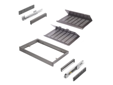 Suport pantofi cu rama finisaj titan accesorii dressing Quartz - Img 3