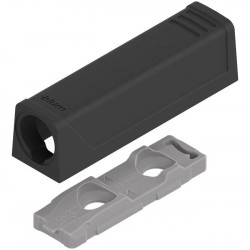 TIP-ON usi placuta adaptoare dreapta pt varianta scurta negru 956.1201 Blum