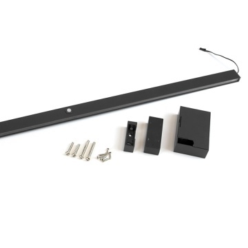 Bara haine cu lumina LED finisaj negru mat accesorii dressing Hack - Img 2
