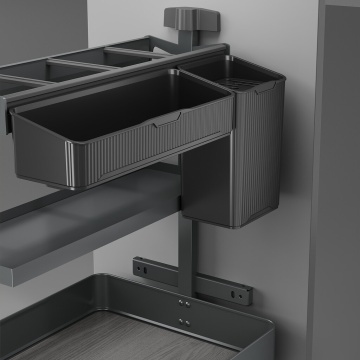Cos Jolly Easy Handling cu accesorii, corp 300 si 400mm, finisaj gri antracit, - Img 2