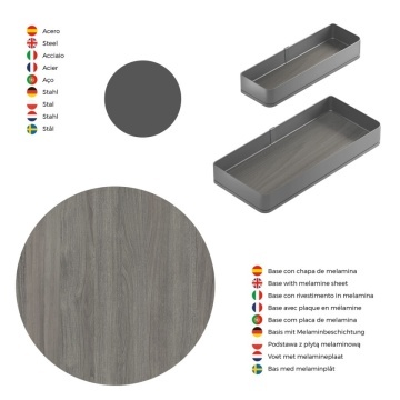Cos Jolly Easy Handling cu glisiera extragere totala si amortizare, antracit, corp 150mm, 200mm, 3 niveluri - Img 6