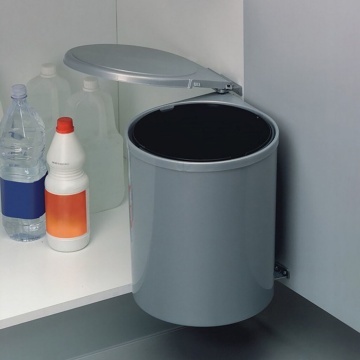 Cos pentru gunoi 13L plastic gri