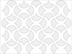 Panou perforat din HDF model GINCO  WHITE