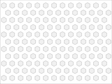Panou perforat din HDF model HEXAGON - Img 8