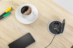 Priza incastrabila blat 2xUSB 1 Schuko