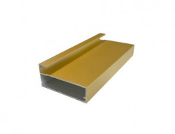 Profil aluminiu 1002 pentru rama lata 3m finisaj auriu mat