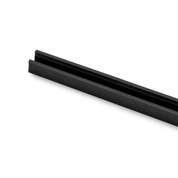 Profil aluminiu electrificat Diwo pentru LED 24V CC 2.9m finisaj negru mat - Img 3