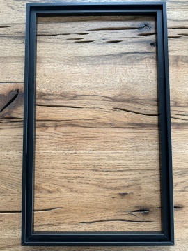Rama aluminiu profil Z10, finisaj negru mat - Img 3
