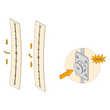 Sistem compensator antideformare usa, 2240mm - Img 3