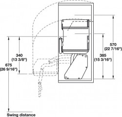 Sistem de ridicare pentru dulap suspendat, Kessebohmer iMove 504.68.313 