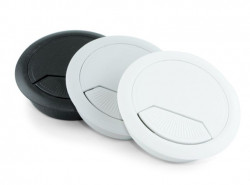 Trecere cabluri Ø60 mm plastic alb, gri, negru