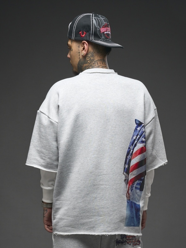 Bluza gri dublata liberty USA - Img 3