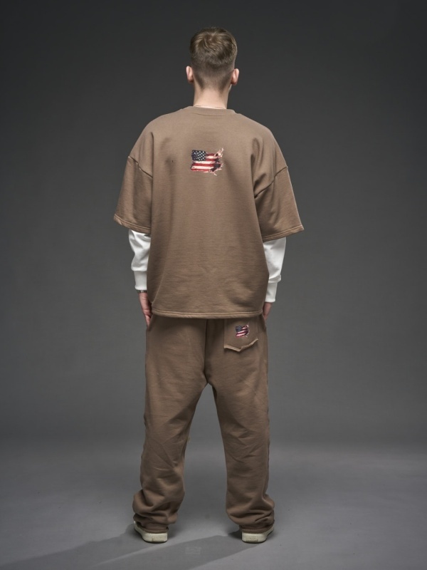 Bluza maro dublata horse USA - Img 4