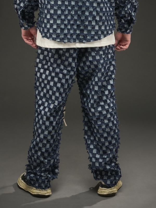 Compleu zipp jeans blue square - Img 7