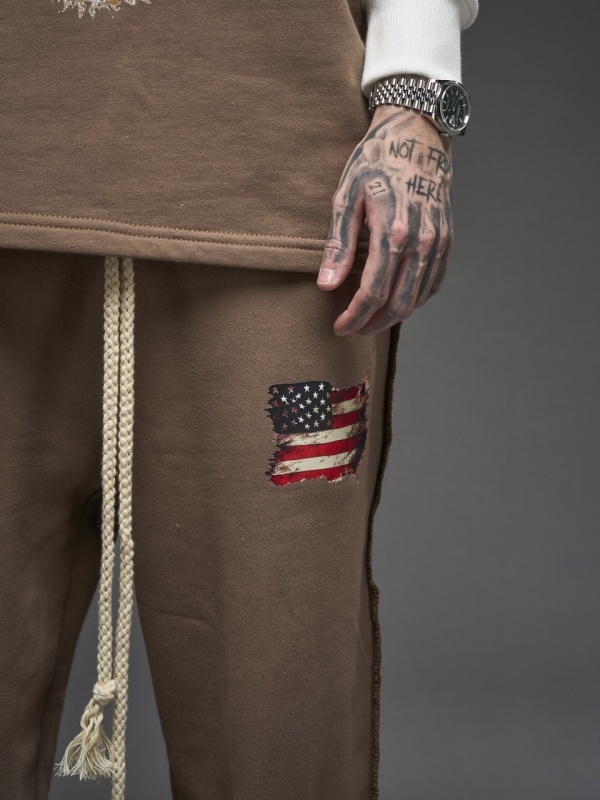 Pantalon maro flag USA - Img 6
