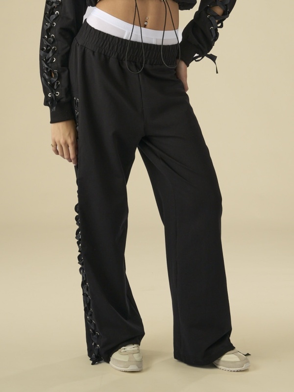 Pantalon negru silk - Img 3