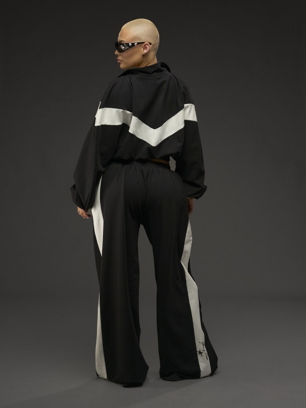 Pantalon negru/unt YS - Img 4