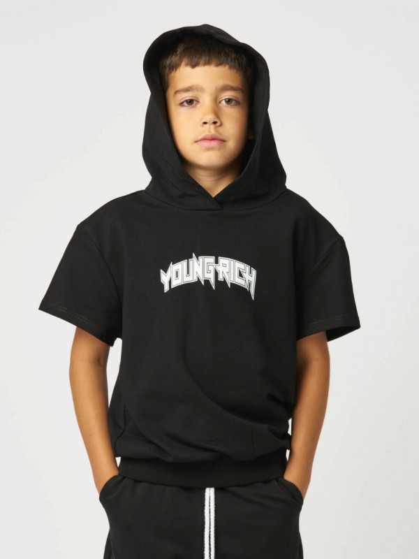 Tricou negru Young YRW