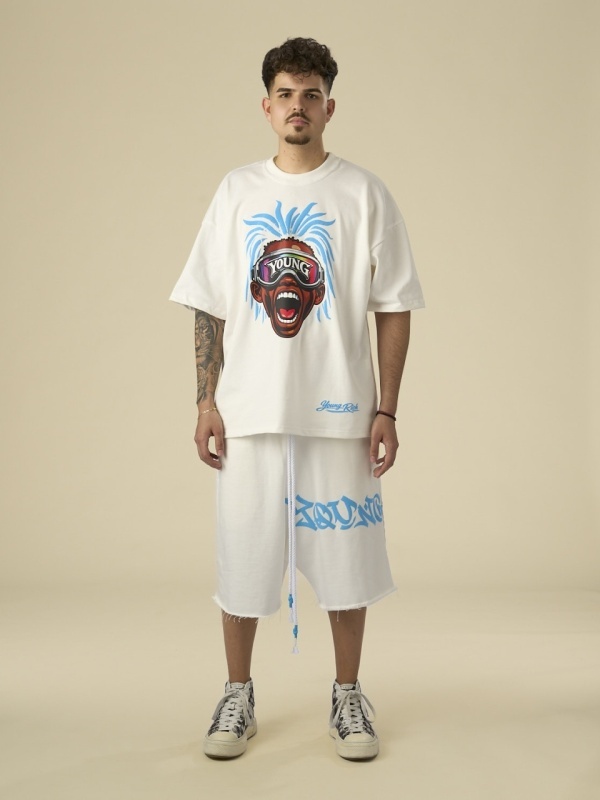 Tricou unt puff blue hair - Img 2