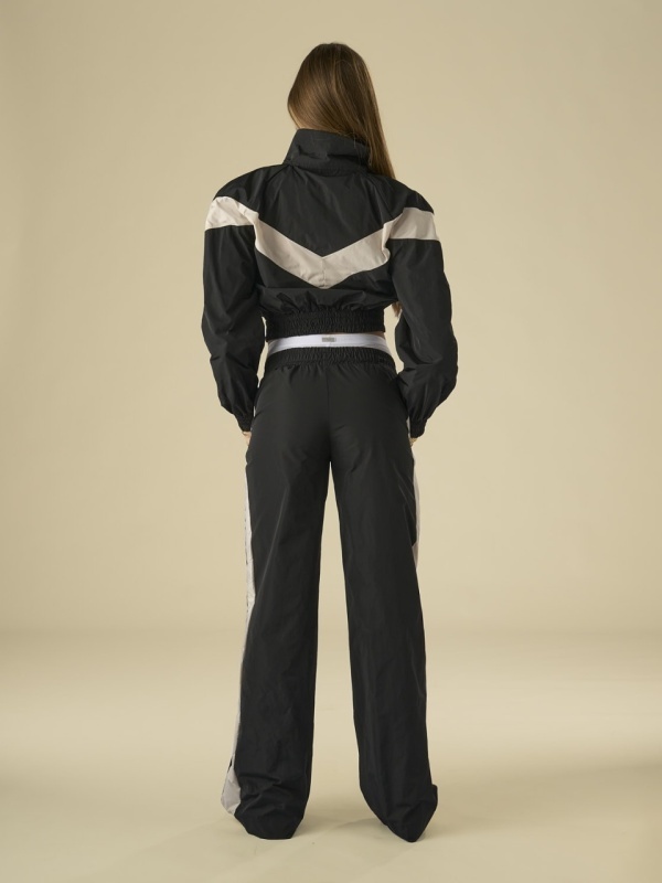 Hanorac negru/bej zipp windbreaker - Img 7