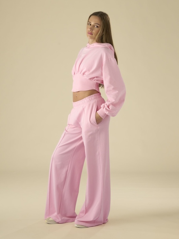 Hanorac roz fitted - Img 3