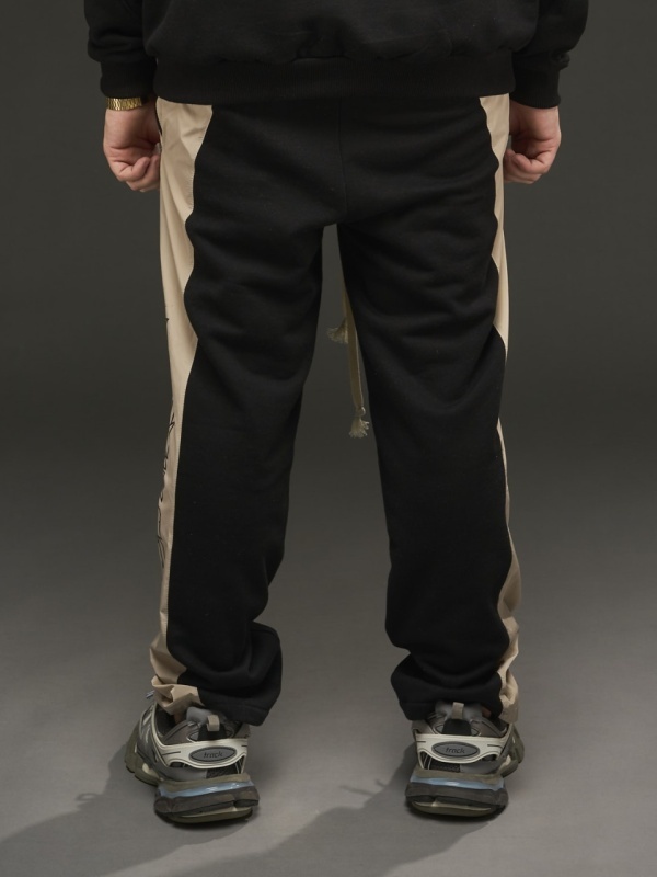 Pantalon negru/bej YR - Img 4