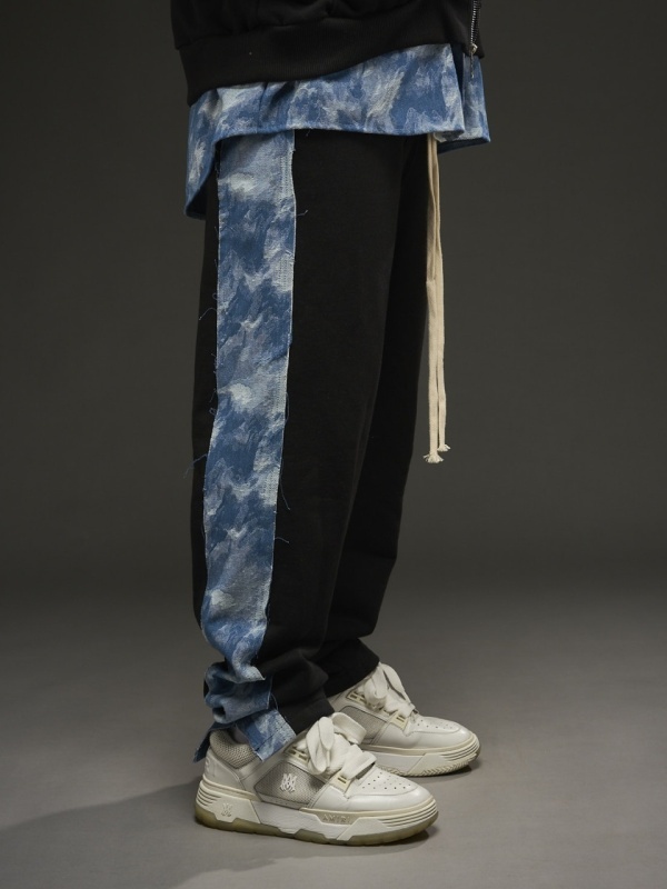Pantalon negru/jeans ciel YR - Img 3