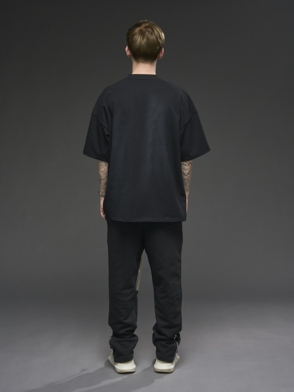 Pantalon negru street fit YOUNG - Img 4