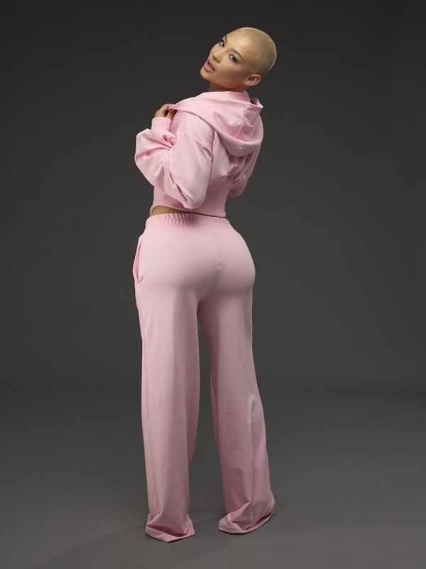 Pantalon roz wide - Img 6