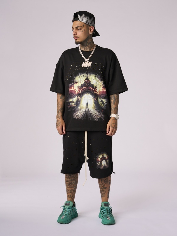 Tricou negru Circus shine - Img 3