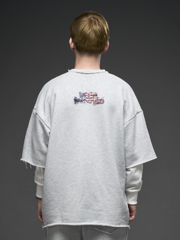 Bluza gri dublata horse USA - Img 3