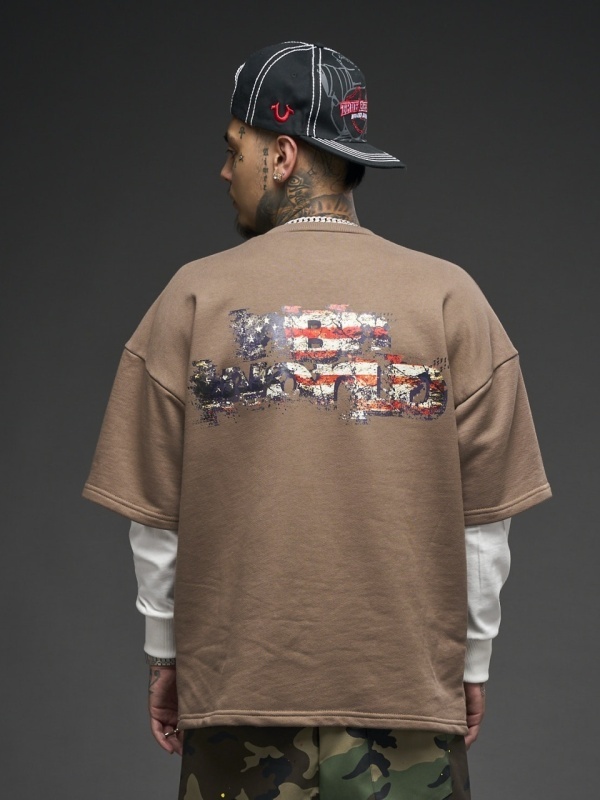 Bluza maro dublata eagle USA - Img 4