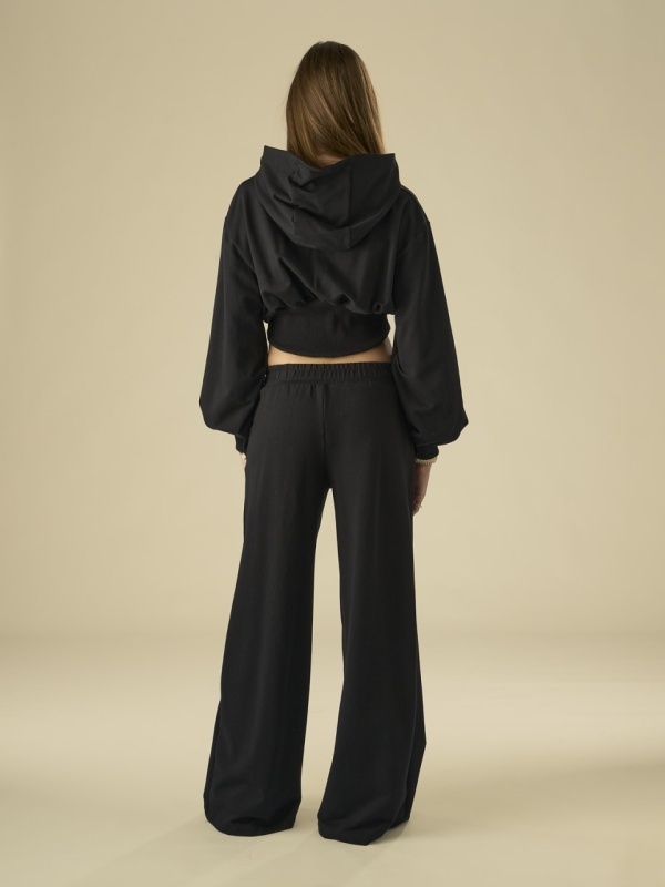 Hanorac negru fitted - Img 5
