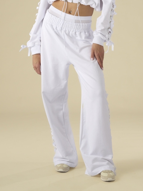 Pantalon alb silk - Img 2